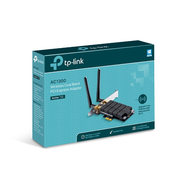Bộ Chuyển Đổi Wi-Fi TP-Link Archer T6E,  Băng Tần Kép, PCI Express chuẩn AC1300