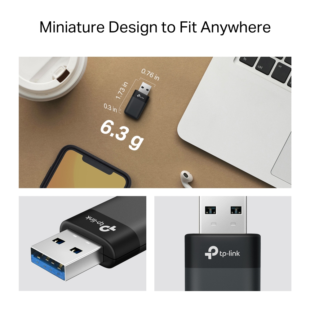 Bộ chuyển đổi USB TP-Link Archer TX50U Wi-Fi 6 Băng tần kép AX3000