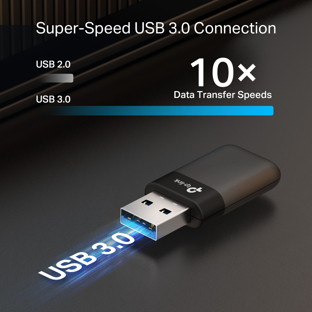 Bộ chuyển đổi USB TP-Link Archer TX50U Wi-Fi 6 Băng tần kép AX3000