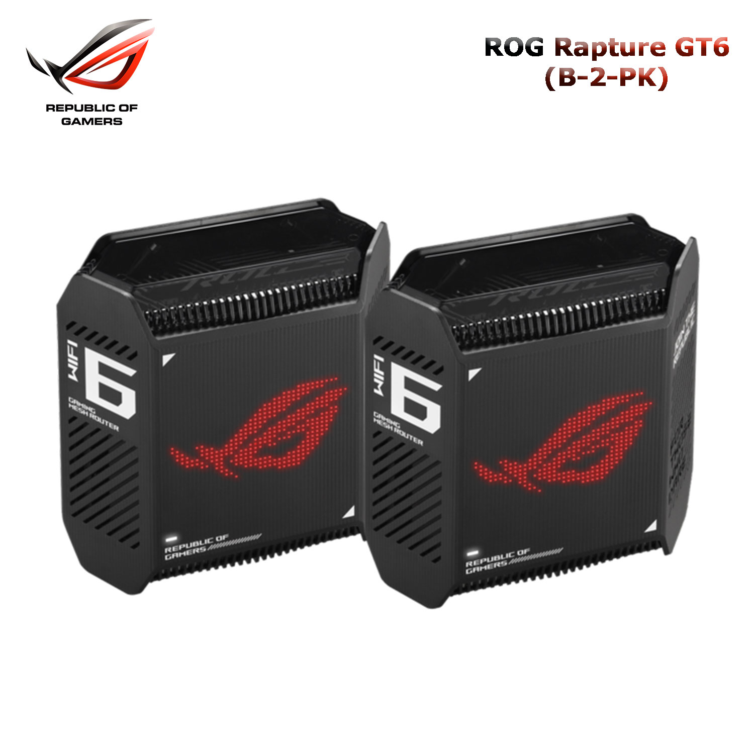 Mesh System WiFi 6 Asus ROG Rapture GT6 Tri-band | AX10000 | WAN 2.5G | Gaming WiFi