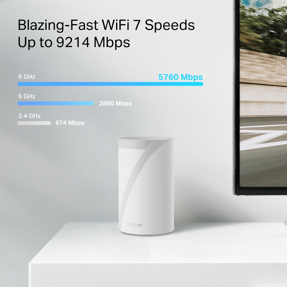 Bộ phát Wifi Mesh Tp-Link Deco BE65-5G – WiFi 7 BE11000 Tri-Band