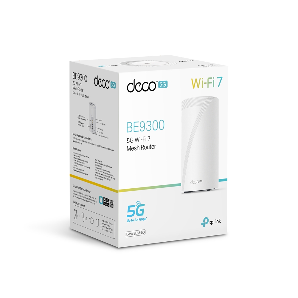Bộ phát Wifi Mesh Tp-Link Deco BE65-5G – WiFi 7 BE11000 Tri-Band