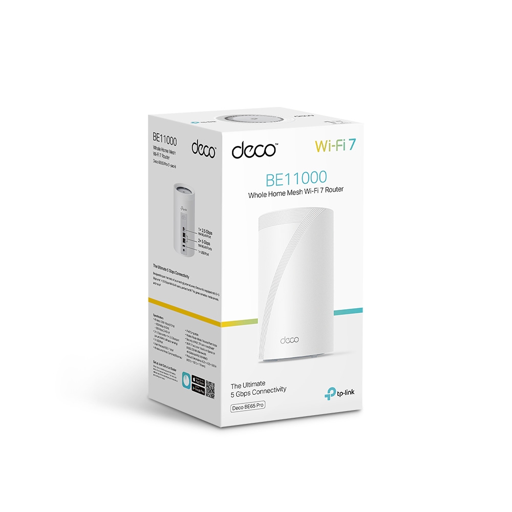 Bộ phát Wifi Mesh Tp-Link Deco BE65 Pro – WiFi 7 BE11000 cho gia đình