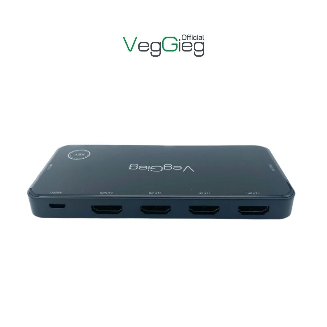 Bộ gộp HDMI 5 thiết bị vào 1 VegGieg V-HD05