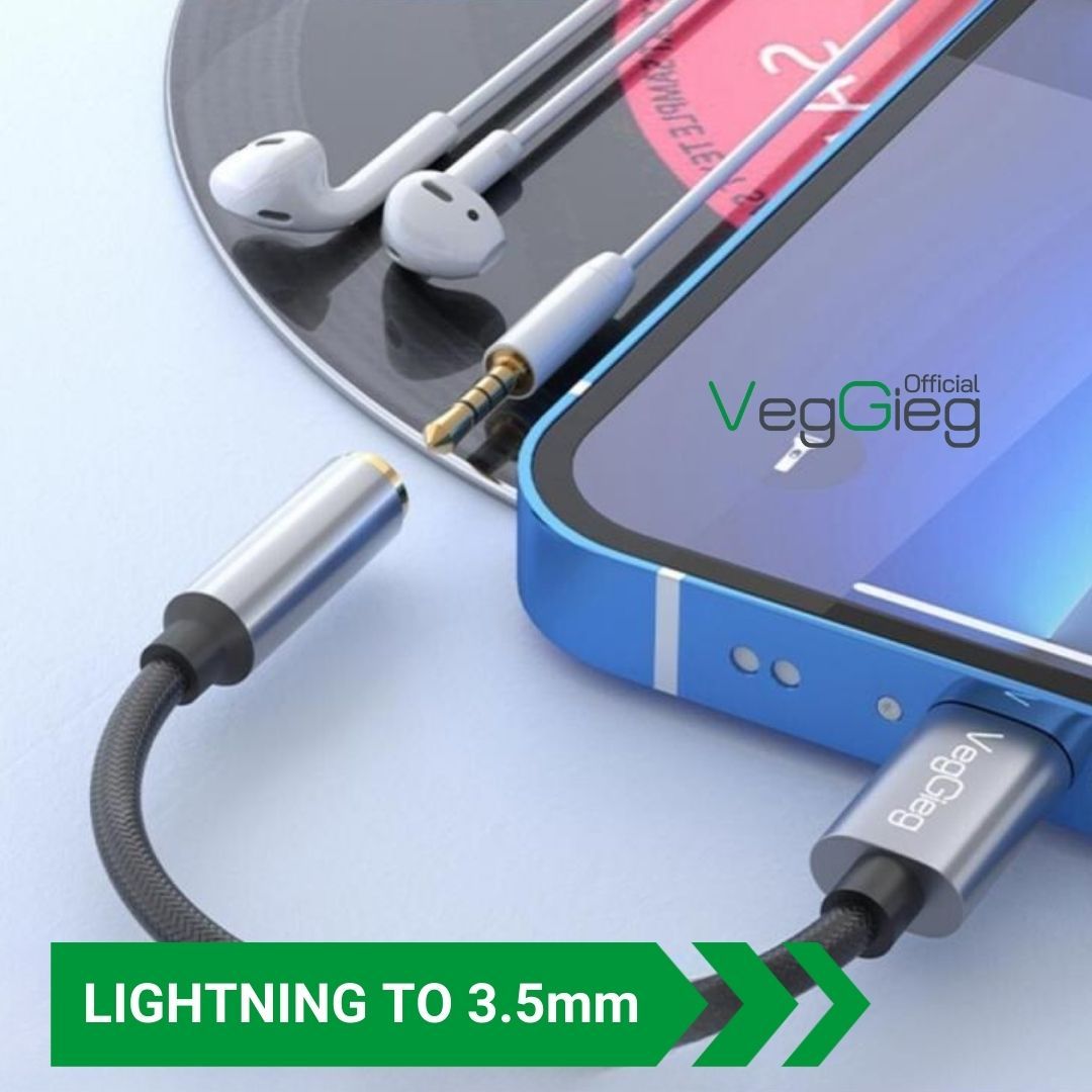 Cáp chuyển đổi Lightning sang 3.5mm cái - V-A619