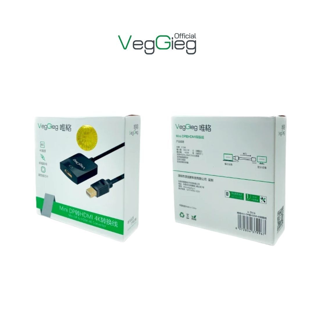 Cáp Chuyển đổi Mini DP sang HDMI - V-Z616