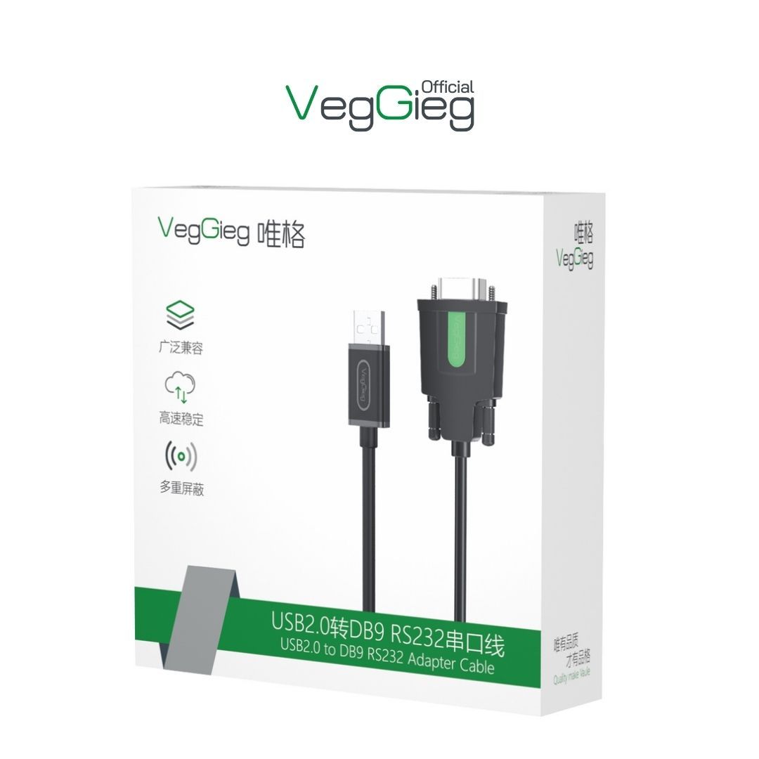 Cáp chuyển đổi VegGieg USB sang COM(RS232) V-U401
