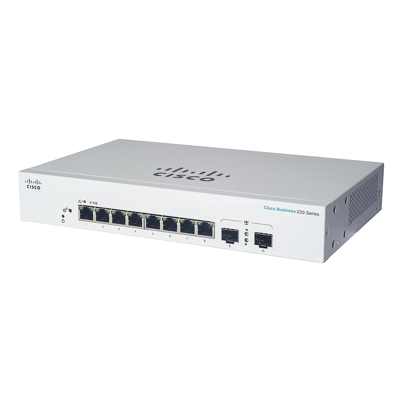 Cisco CBS220 Smart 8-port GE, 2 Gigabit SFP - CBS220-8T-E-2G-EU