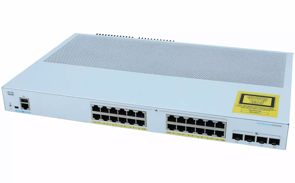CBS250 Smart 24-port GE, PoE, 4x10G SFP+ - CBS250-24P-4X-EU