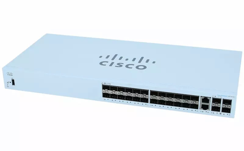 CBS350 Managed 24-port G SFP, 2 Gigabit copper/SFP combo + 2 Gigabit SFP - CBS350-24S-4G-EU