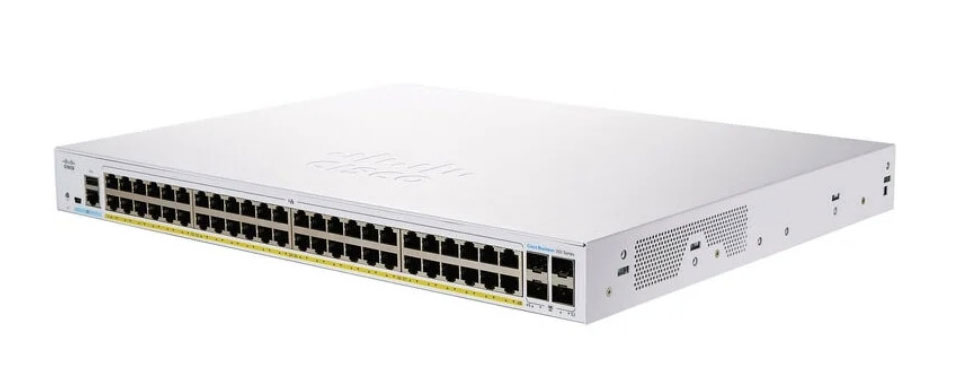 Cisco CBS350 Managed 48-port GE, PoE, 4x10G SFP+ - CBS350-48P-4X-EU