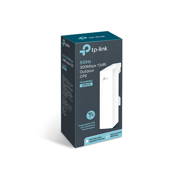 Bộ Thu Phát WiFi Ngoài Trời TP-Link CPE510 13dBi 300Mbps Tần số 5Ghz