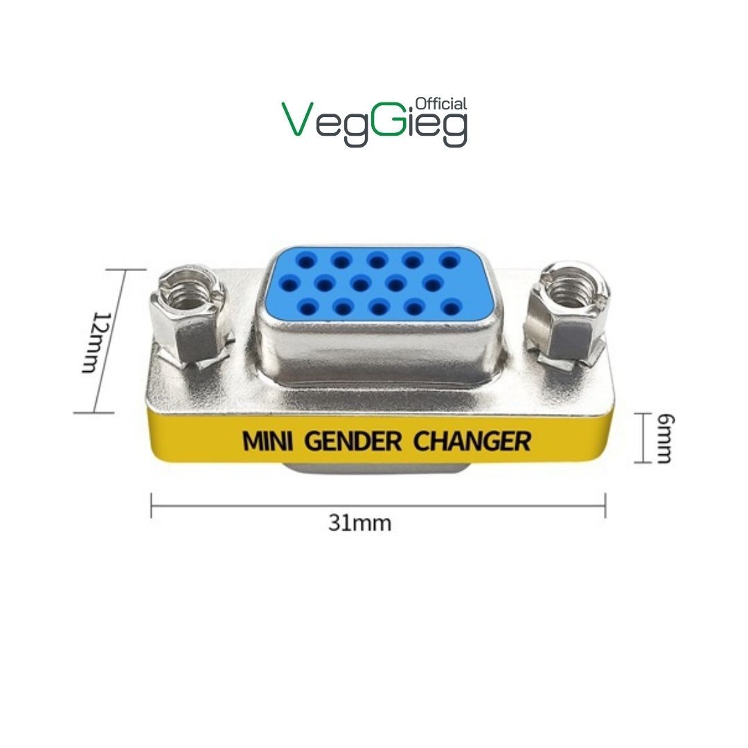 Đầu Nối VGA 2 Đầu Âm - V-S111
