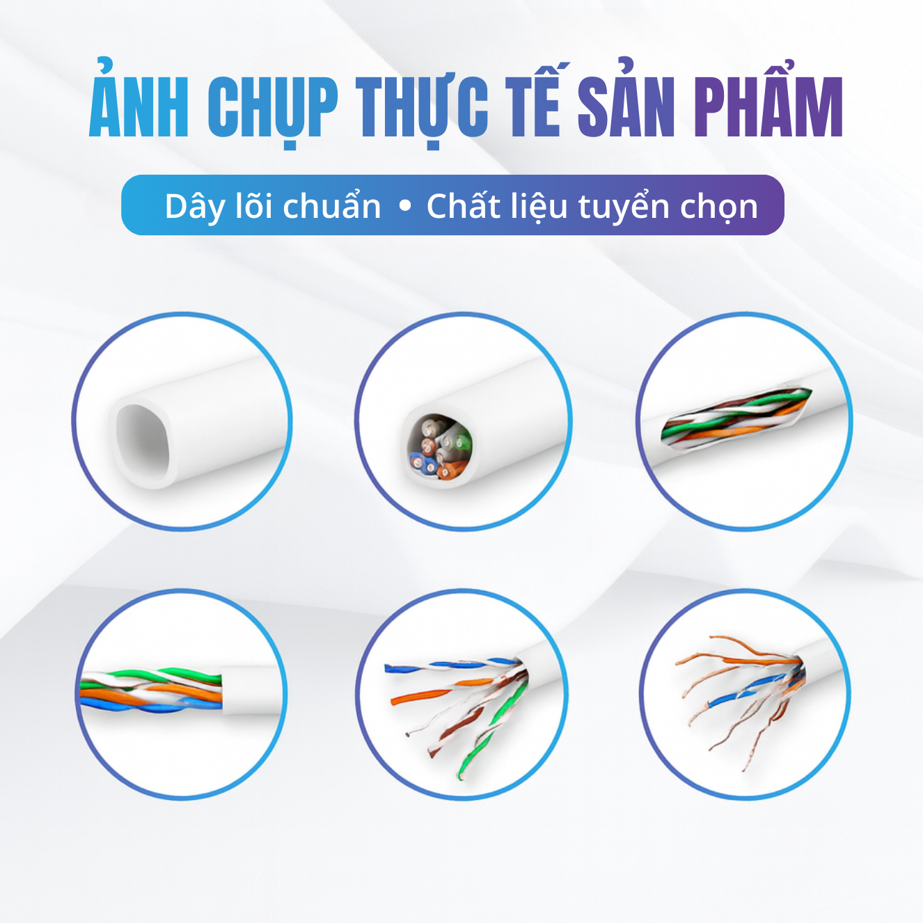Dây Mạng Cat5e 26awg 305M VegGieg Màu Trắng