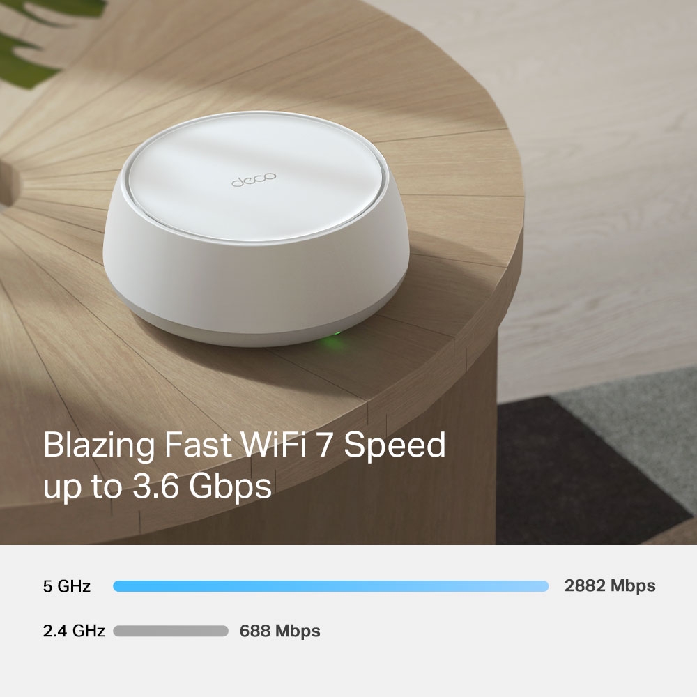 Bộ phát Wifi Mesh Tp-Link Deco BE22 – WiFi 7 BE3600 băng tần kép cho Gia đình