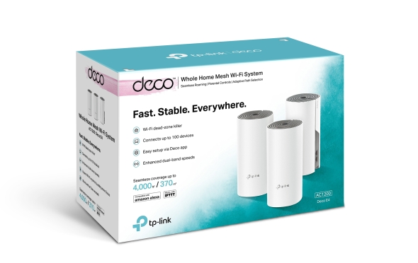Bộ phát Wifi Mesh Tp-Link Deco E4 (3-Pack) Wifi 5 AC1200