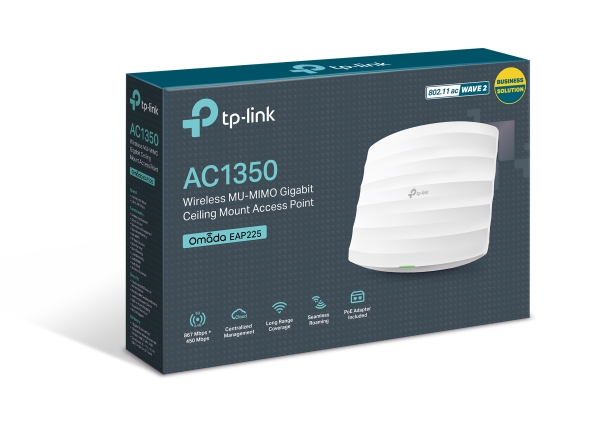 Bộ phát WiFi Gắn Trần TP-Link EAP225 AC1350 MU-MIMO