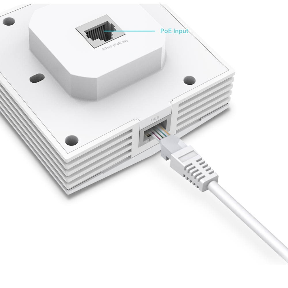AX3000 Wall Plate WiFi 6 Access Point EAP650-Wall V1