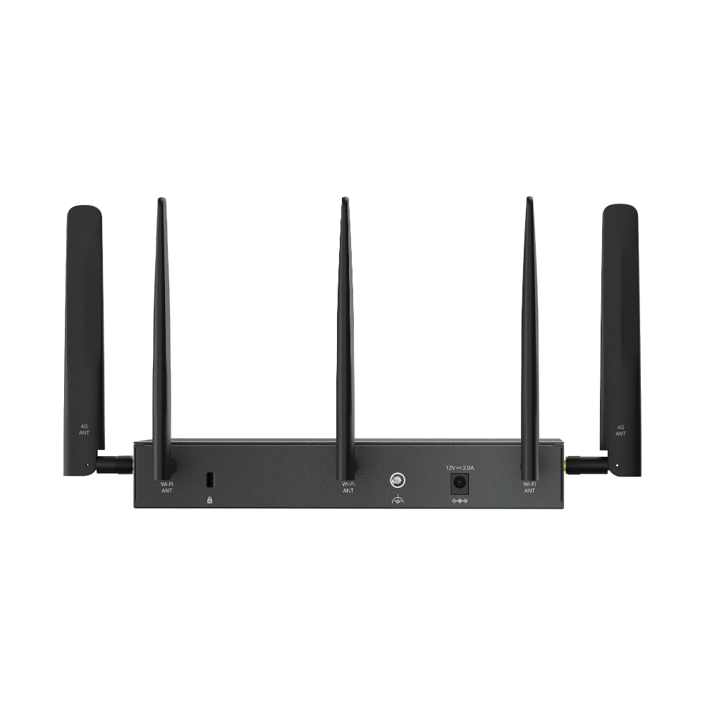 Gateway VPN Gigabit Wi-Fi 6 AX3000 4G+ Cat6 Omada ER706W-4G