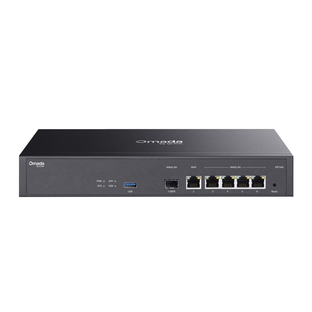 Gateway VPN TP-Link Omada Gigabit ER7406 Để bàn hoặc Gắn tủ Rack V1.20