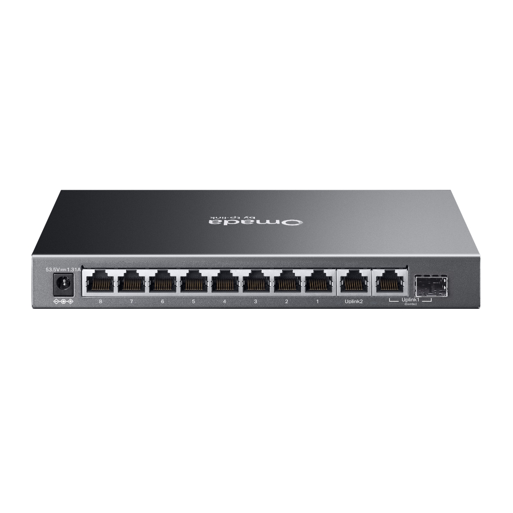 Omada Easy Managed Switch 10 cổng Gigabit (8 cổng PoE+) ES210GP