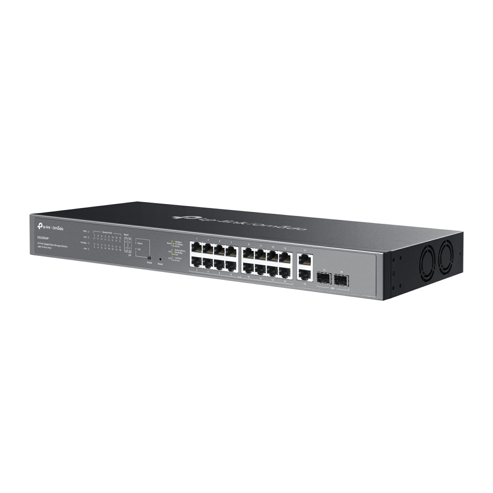 Omada Easy Managed Switch 20 cổng Gigabit ES220GMP với 16 cổng PoE+