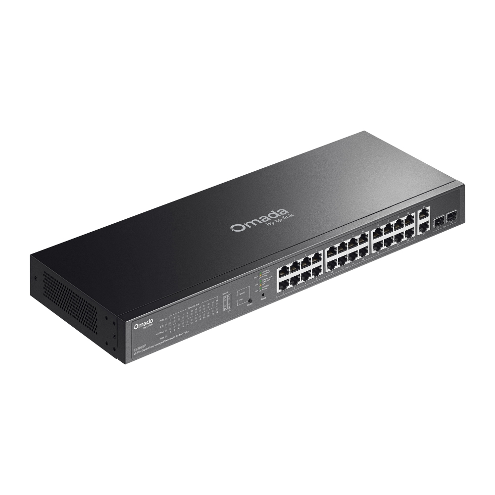 Omada Easy Managed Switch 28 cổng Gigabit ES228GP với 24 cổng PoE+