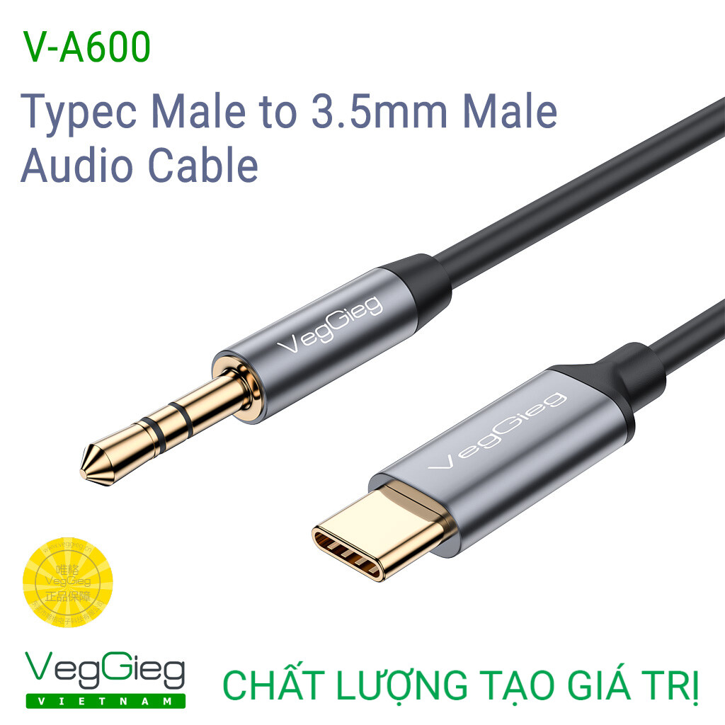 Cáp Type C sang Audio DC 3.5mm - V-A600