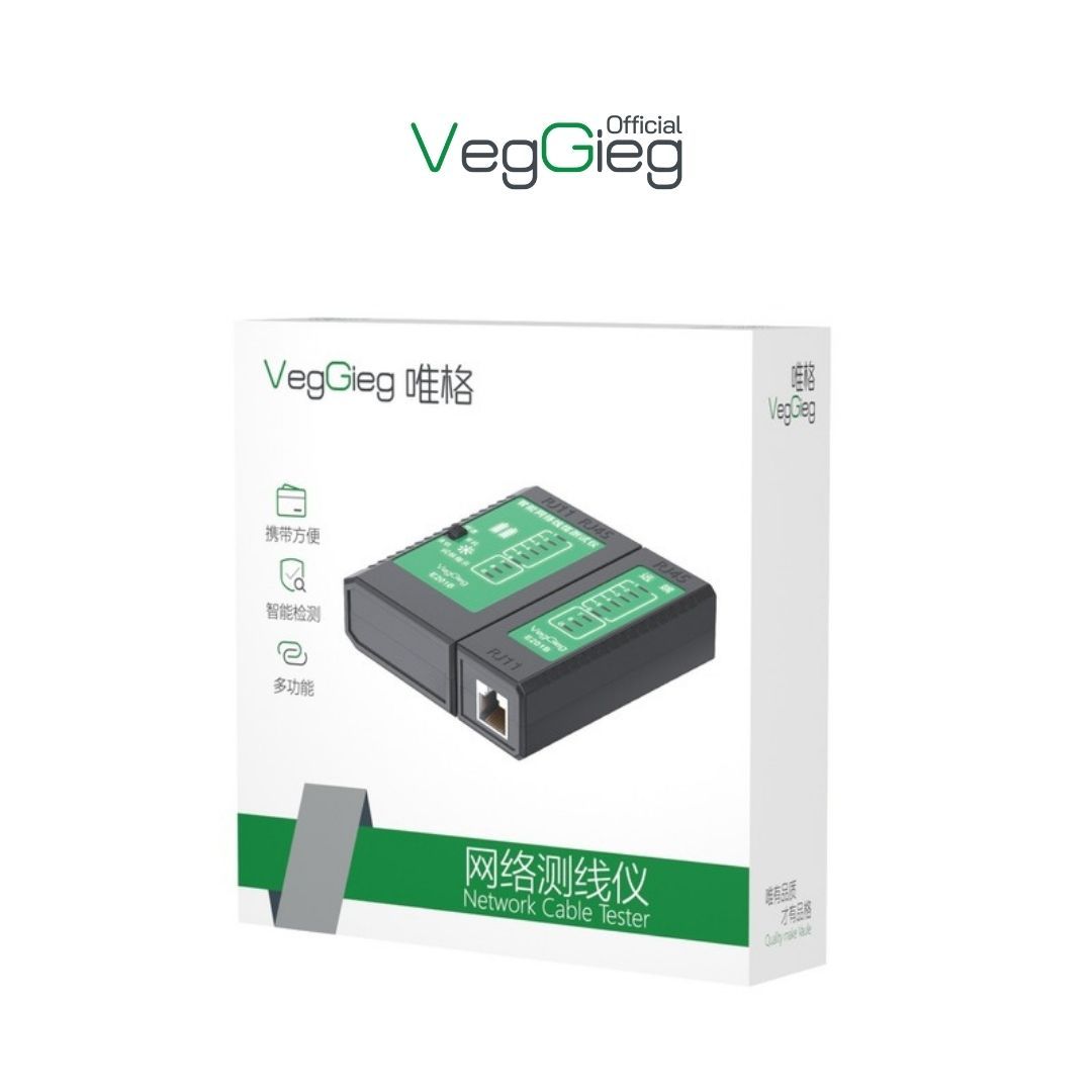 Hộp test cáp mạng RJ45/RJ11 VegGieg V-E102