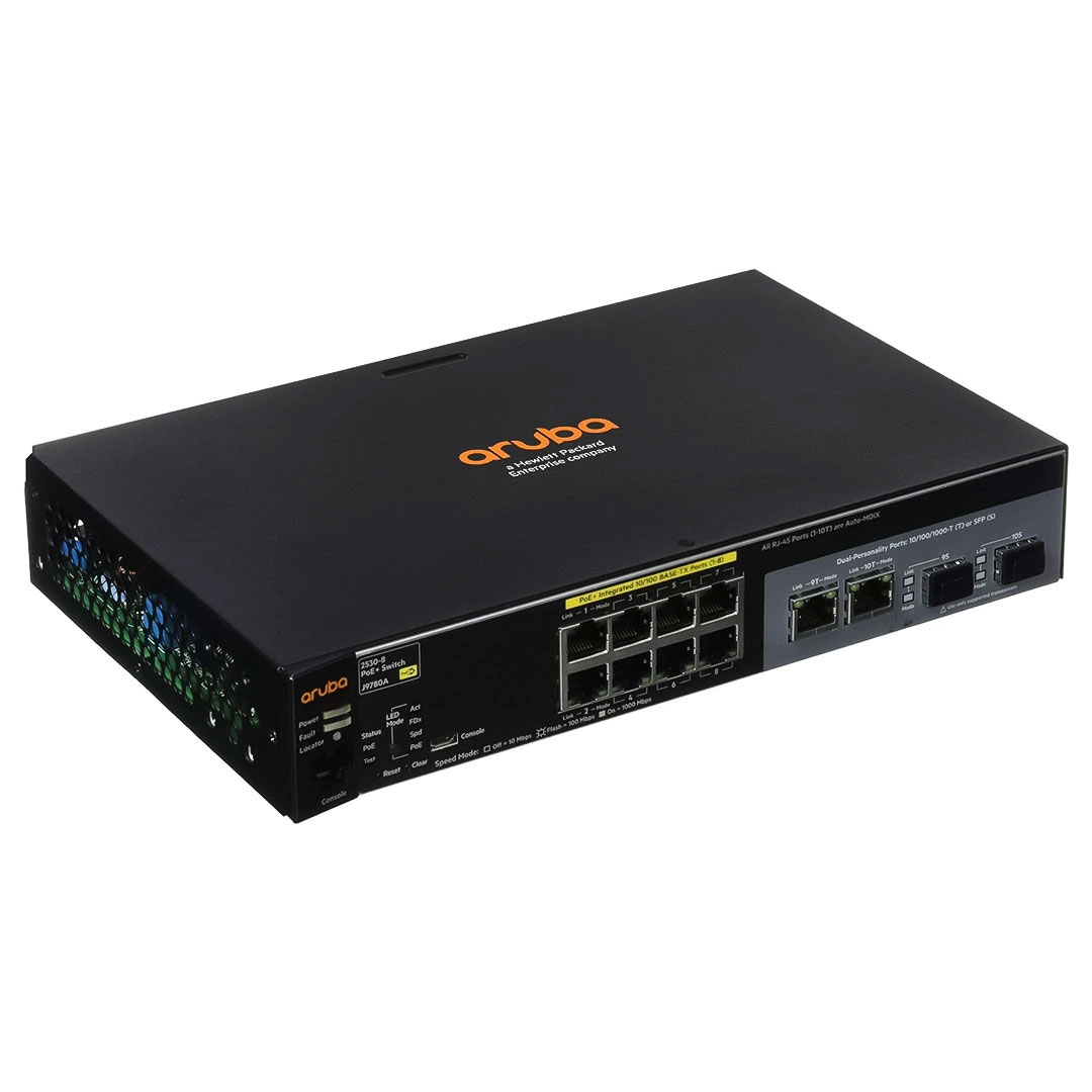 Aruba 2530-8-PoE+ Switch - J9780A