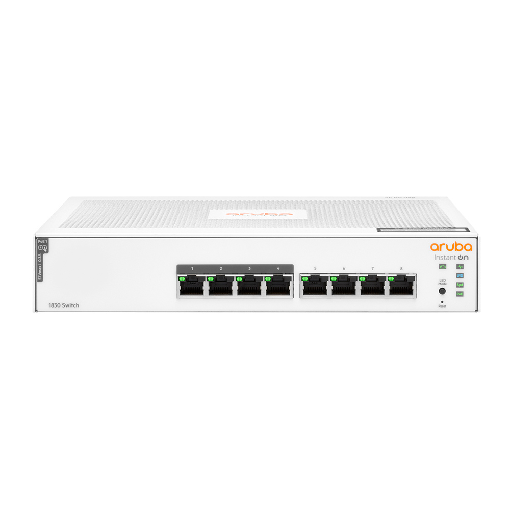 Aruba Instant On 1830 8G 4p Class4 PoE 65W Switch - JL811A