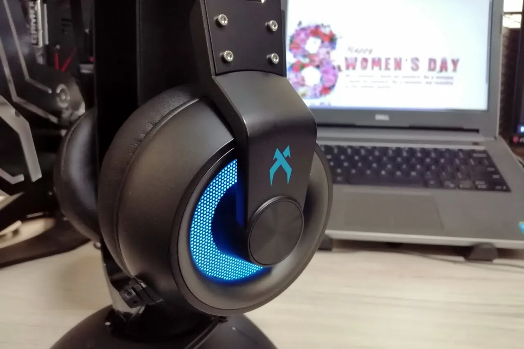 Tai nghe gaming Xiberia K1 7.1 Metal Black Blue (chuyên iCafe)
