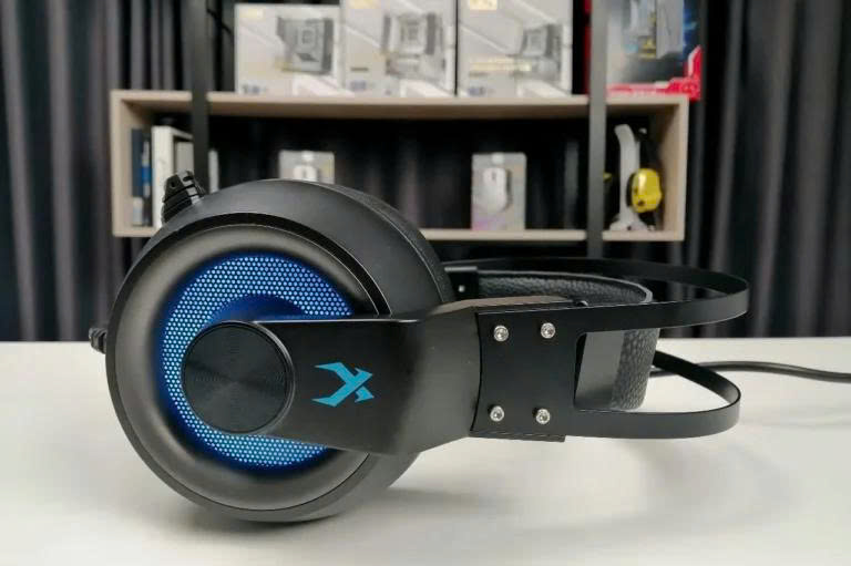 Tai nghe gaming Xiberia K1 7.1 Metal Black Blue (chuyên iCafe)