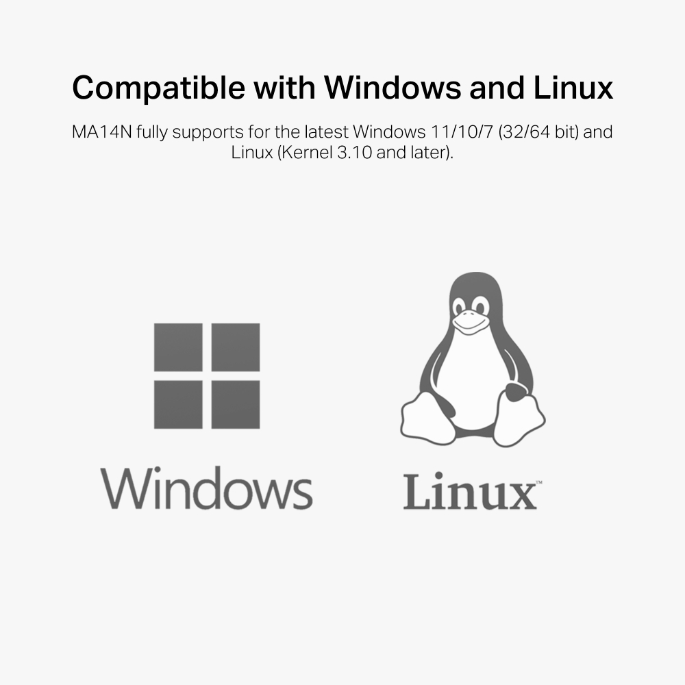 Bộ thu USB Wi-Fi Nano AX300 Mercusys MA14N