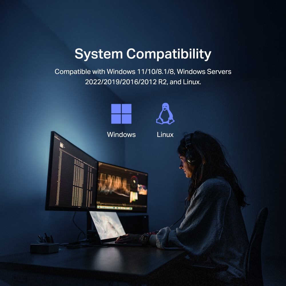 Bộ chuyển đổi mạng PCIe 10 Gigabit Mercusys MA510E