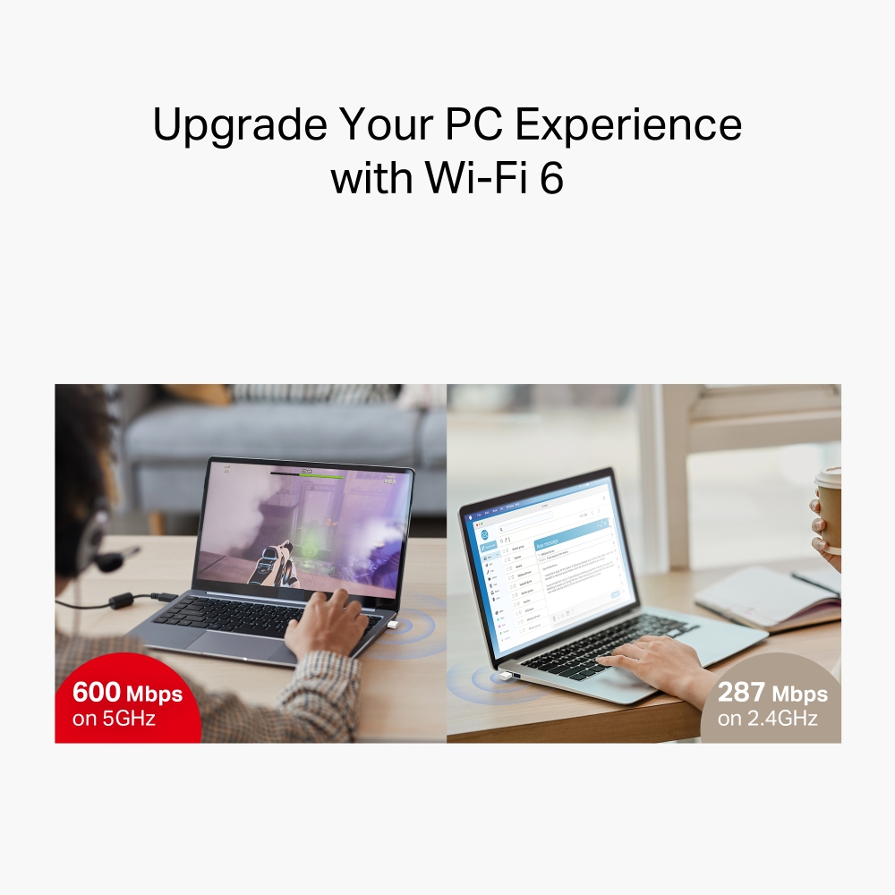 Adapter USB Nano Wi-Fi 6 Bluetooth AX900 Mercusys MA60XNB