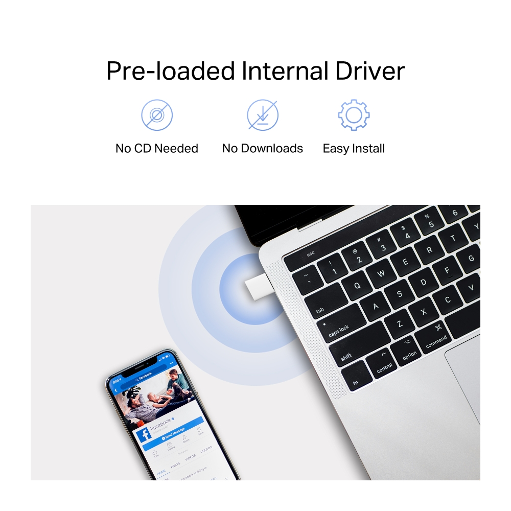 Adapter USB Nano Wi-Fi 6 Bluetooth AX900 Mercusys MA60XNB