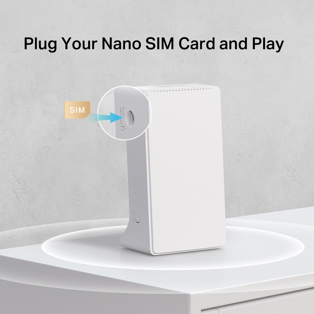 Bộ phát Router Mercusys 4G+ Cat6 AC1200  Gigabit Băng Tần Kép MB230-4G