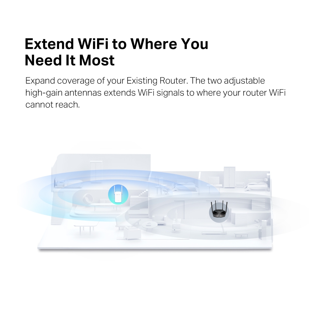 Bộ Mở Rộng Sóng WiFi 6 Mercusys ME60X AX1500