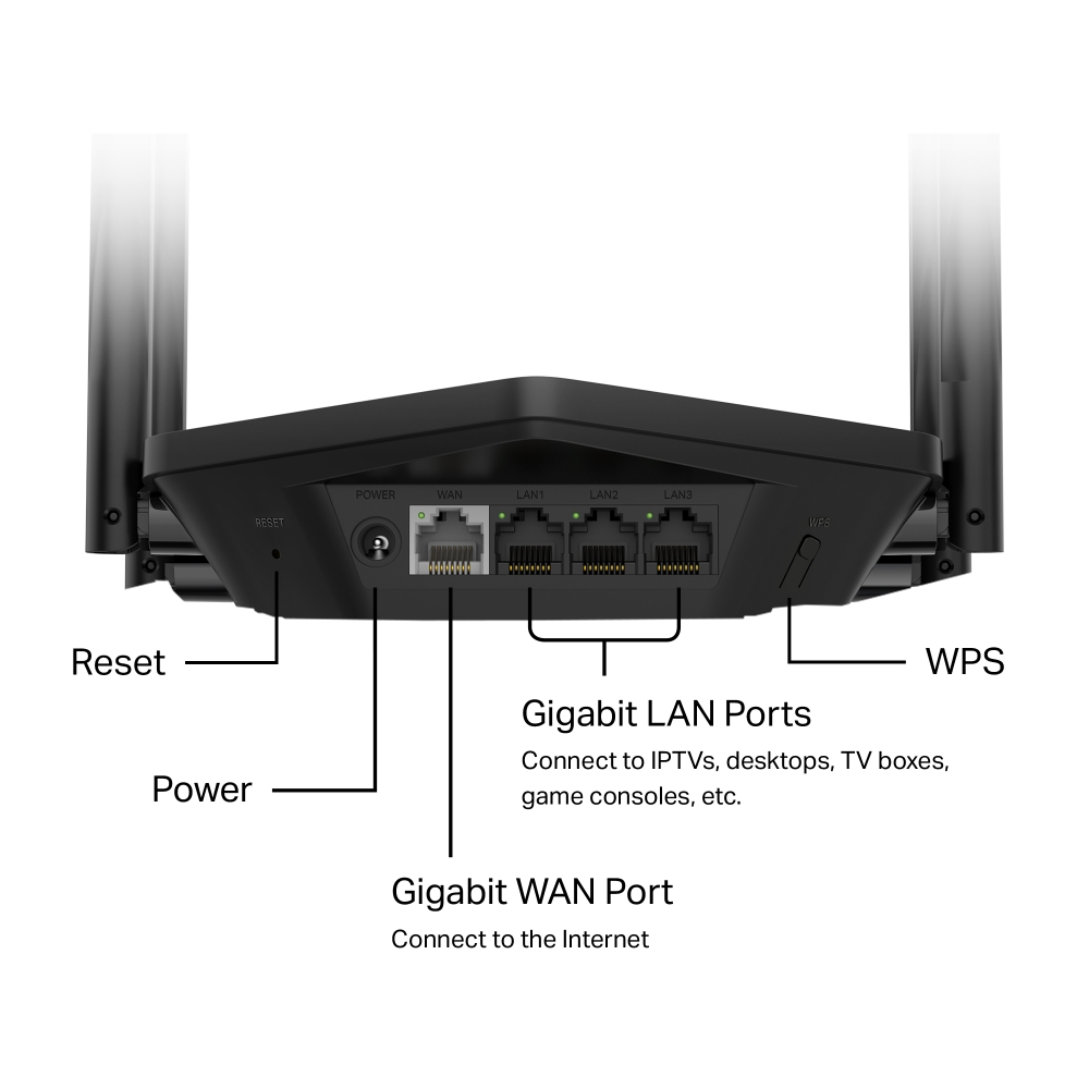 Bộ phát Wi-Fi 6 Mercusys MR78X Băng Tần Kép AX2700