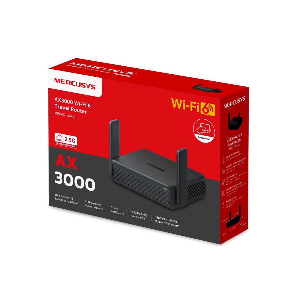 Router Du Lịch Wi-Fi 6 AX3000 MR84X-Travel