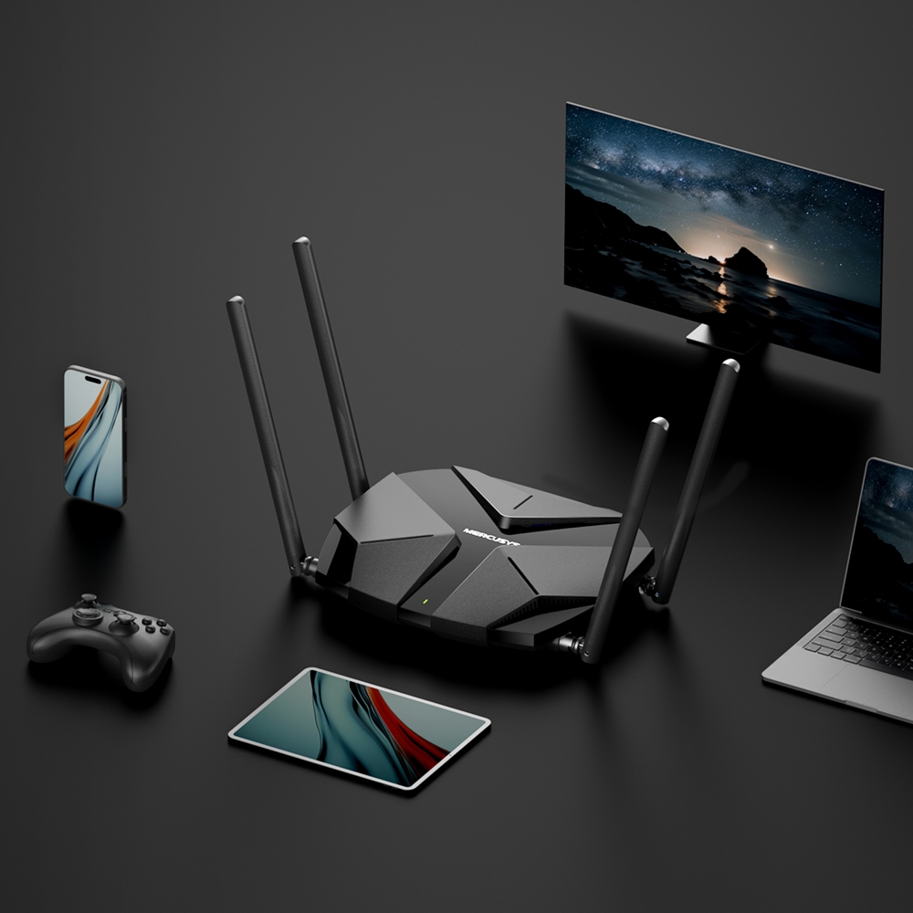 Bộ phát Wi-Fi 6 Mercusys MR85X Băng Tần Kép AX3000