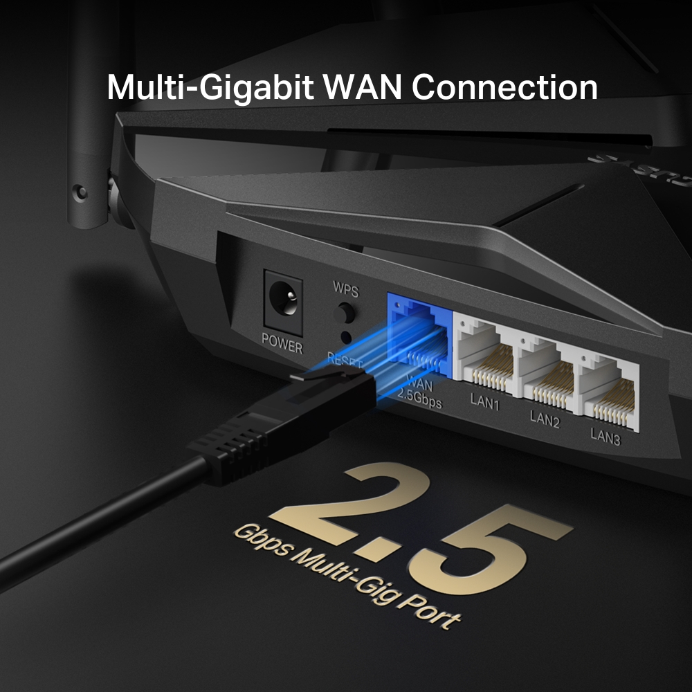 Bộ phát Wi-Fi 6 Mercusys MR85X Băng Tần Kép AX3000