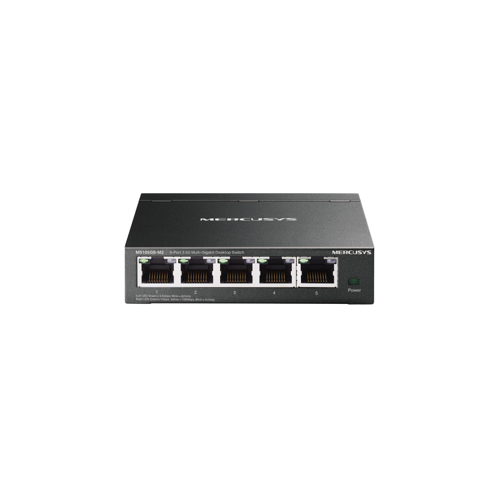 Bộ Chuyển Mạch Switch Mercusys MS105GS-M2 để bàn Gigabit 5 cổng 2.5G Multi-Gigabit