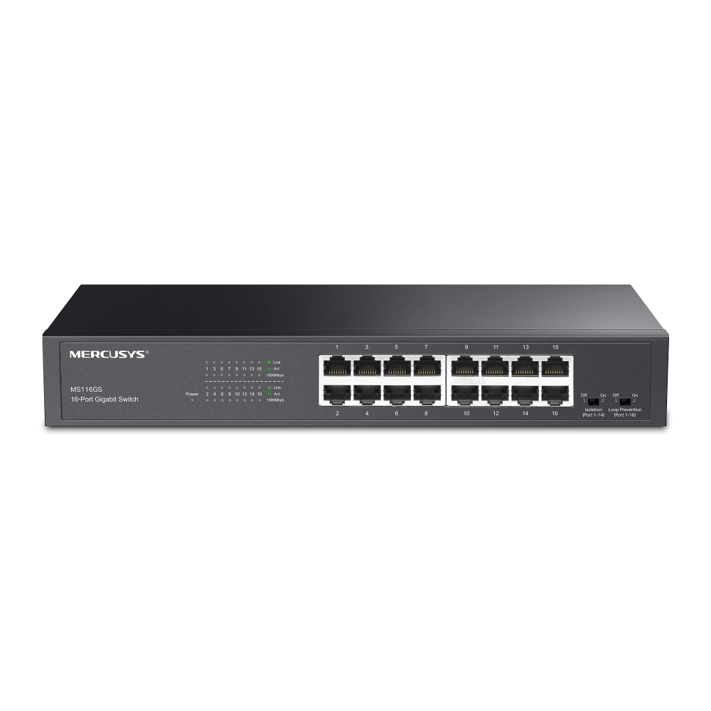 Switch 16 cổng Mercusys MS116GS