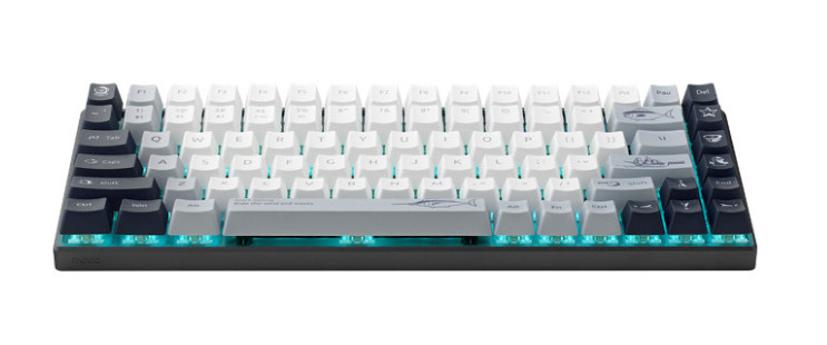 Bàn phím cơ không dây Rapoo MT510PRO màu trắng xanh