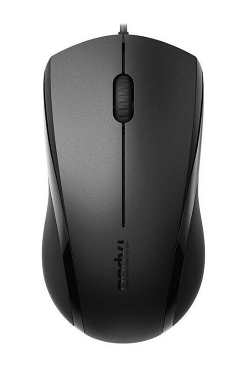 Chuto Vi Chuột vi tính quang có dây Rapoo N1200 Silent màu đen