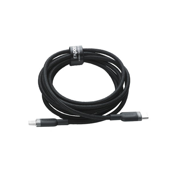 Dây cáp sạc điện thoại Rapoo PD100 màu đen