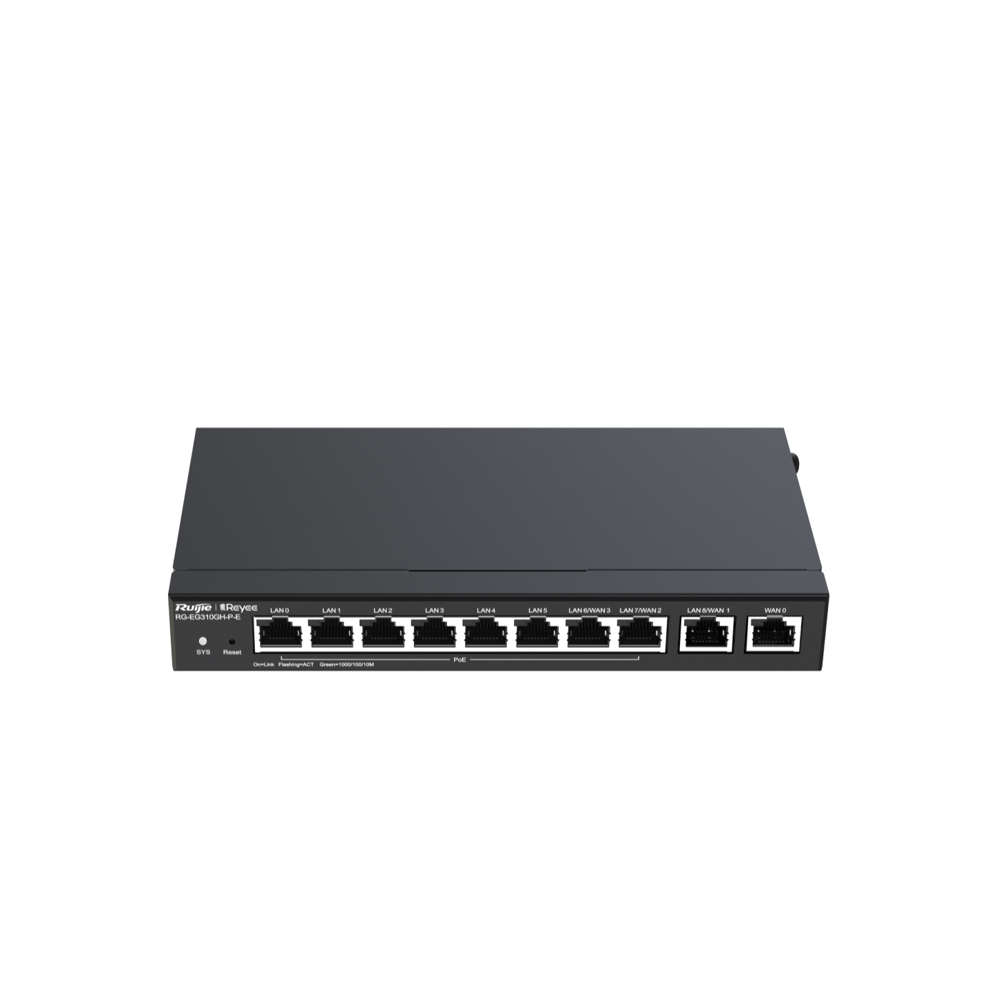 RG-EG310GH-P-E, Router POE có quản lý đám mây hiệu suất cao Reyee 10 cổng