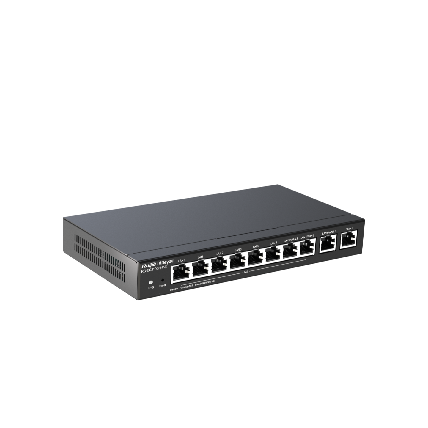 RG-EG310GH-P-E, Router POE có quản lý đám mây hiệu suất cao Reyee 10 cổng